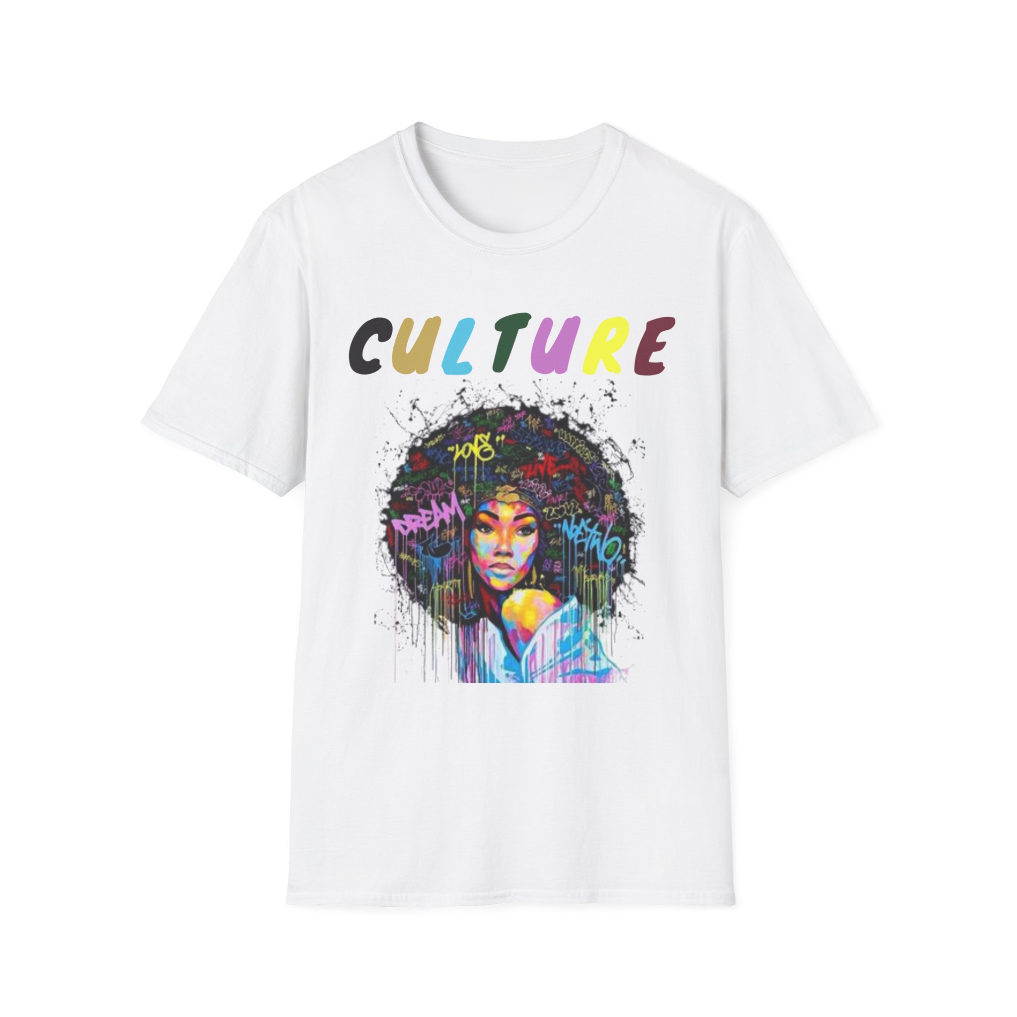 Colorful Hip Hop Inspired Culture T-Shirt - Image 5