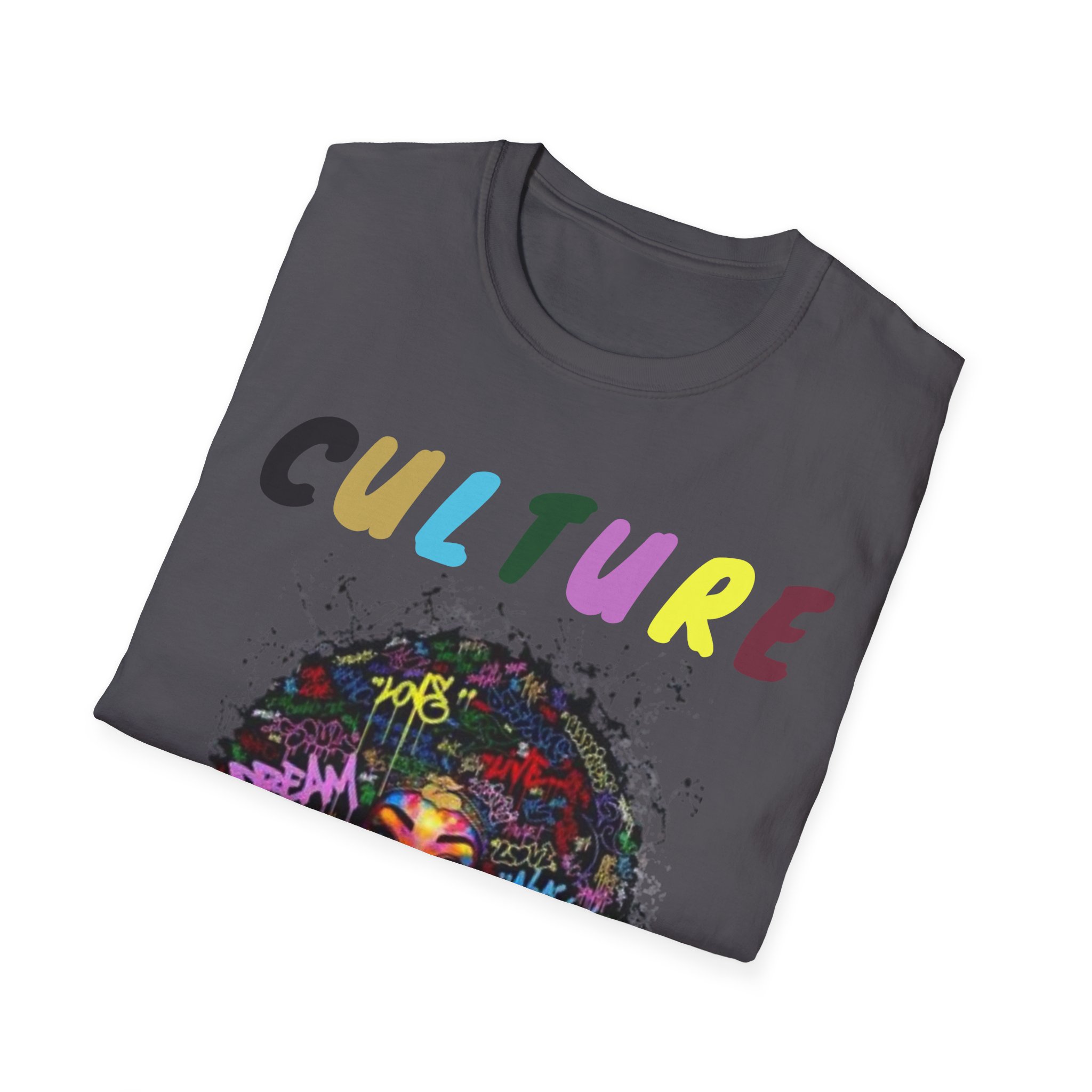 Colorful Hip Hop Inspired Culture T-Shirt - Image 32