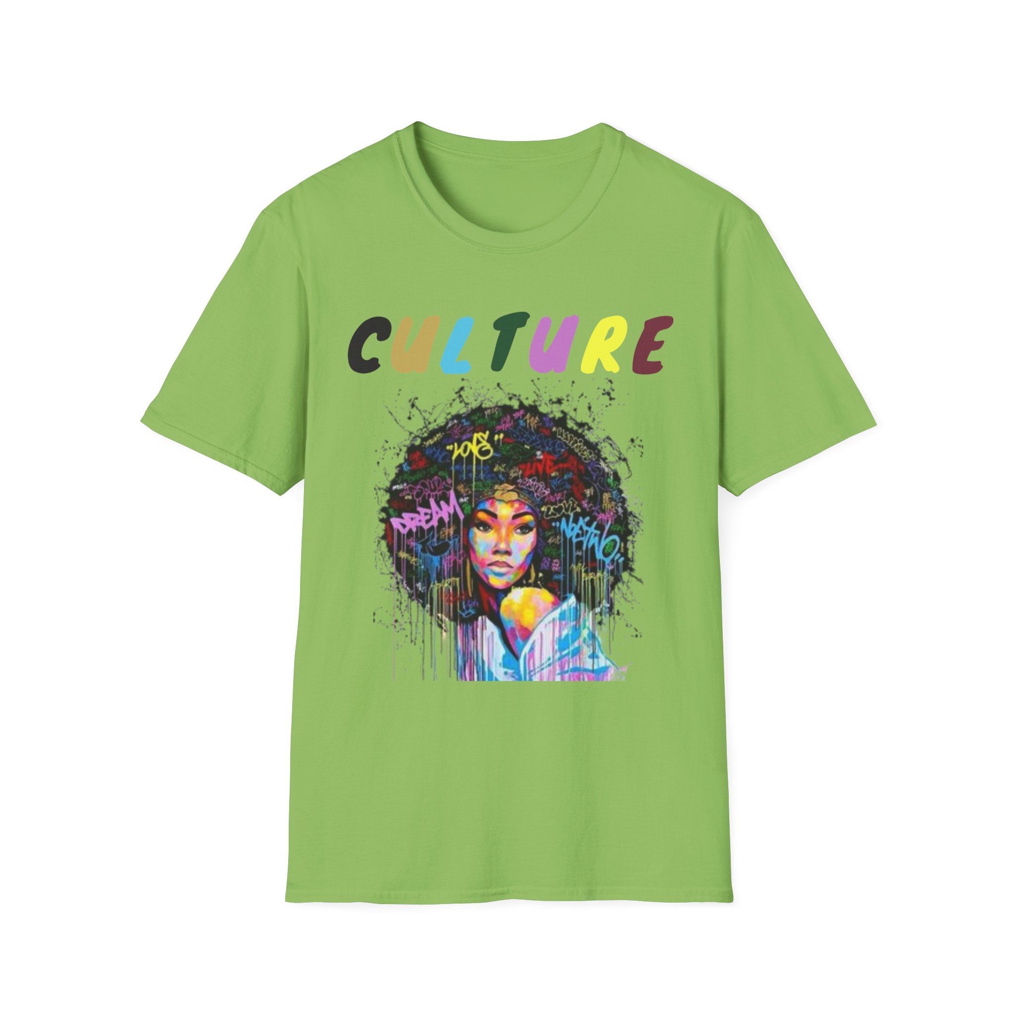 Colorful Hip Hop Inspired Culture T-Shirt - Image 21