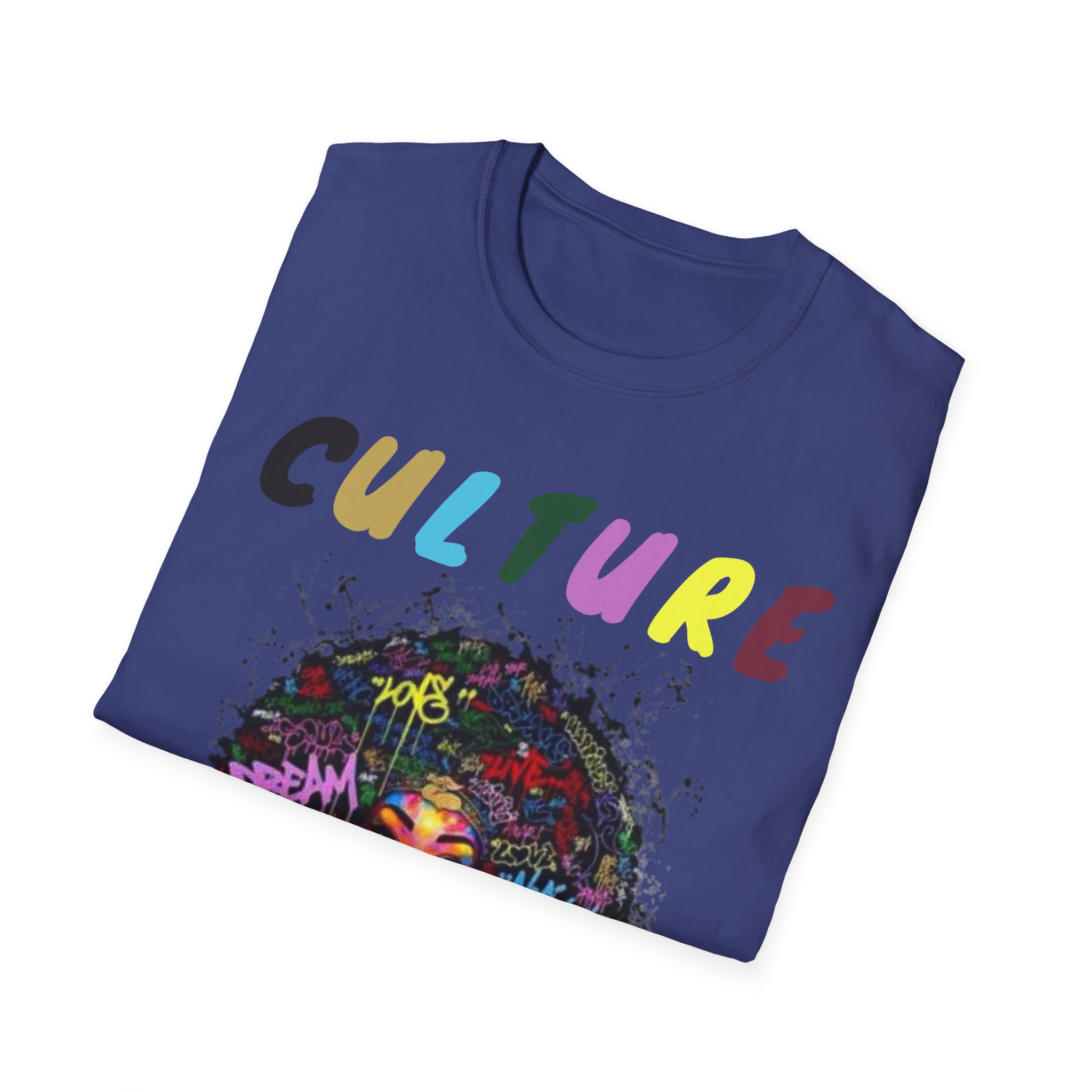 Colorful Hip Hop Inspired Culture T-Shirt - Image 36