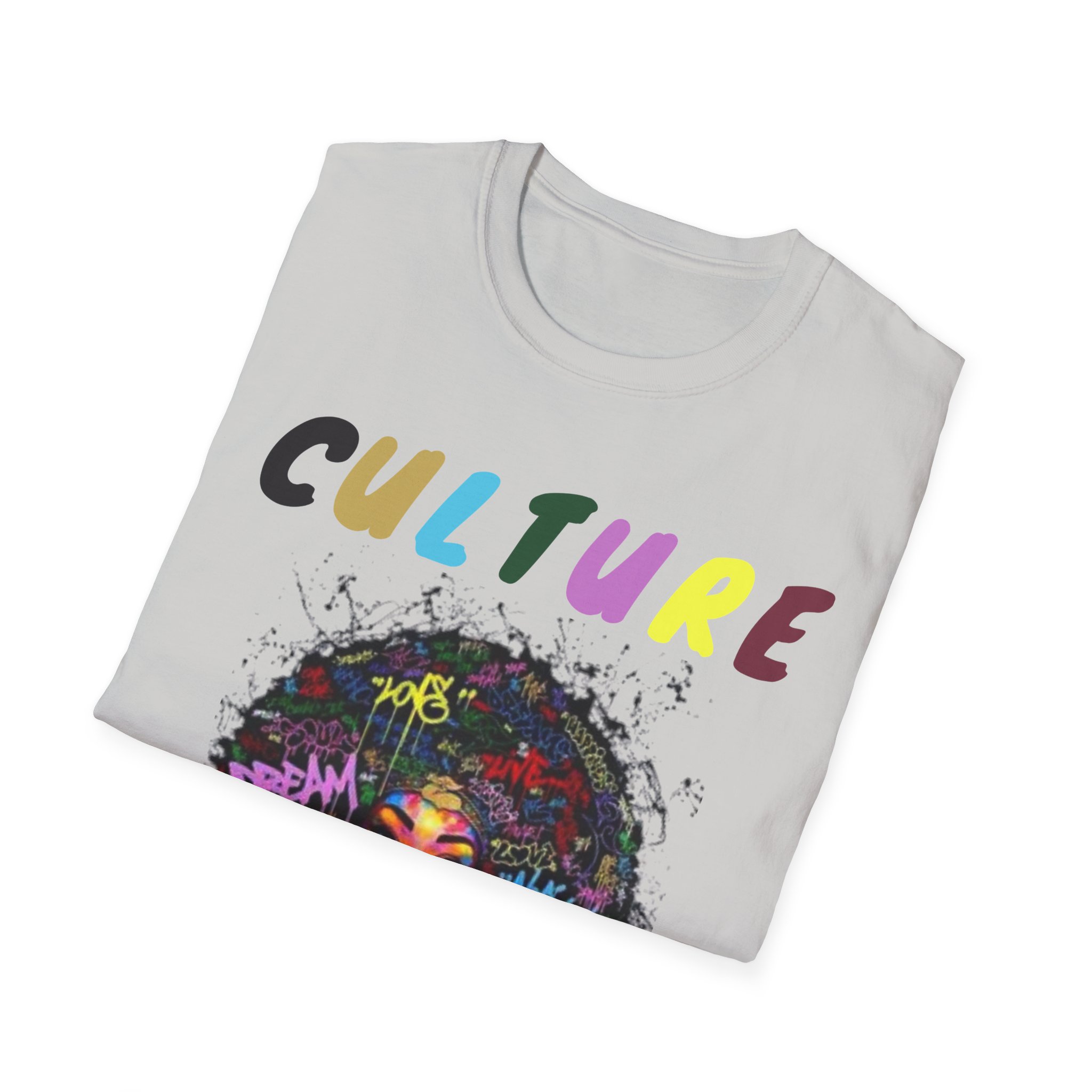 Colorful Hip Hop Inspired Culture T-Shirt - Image 4