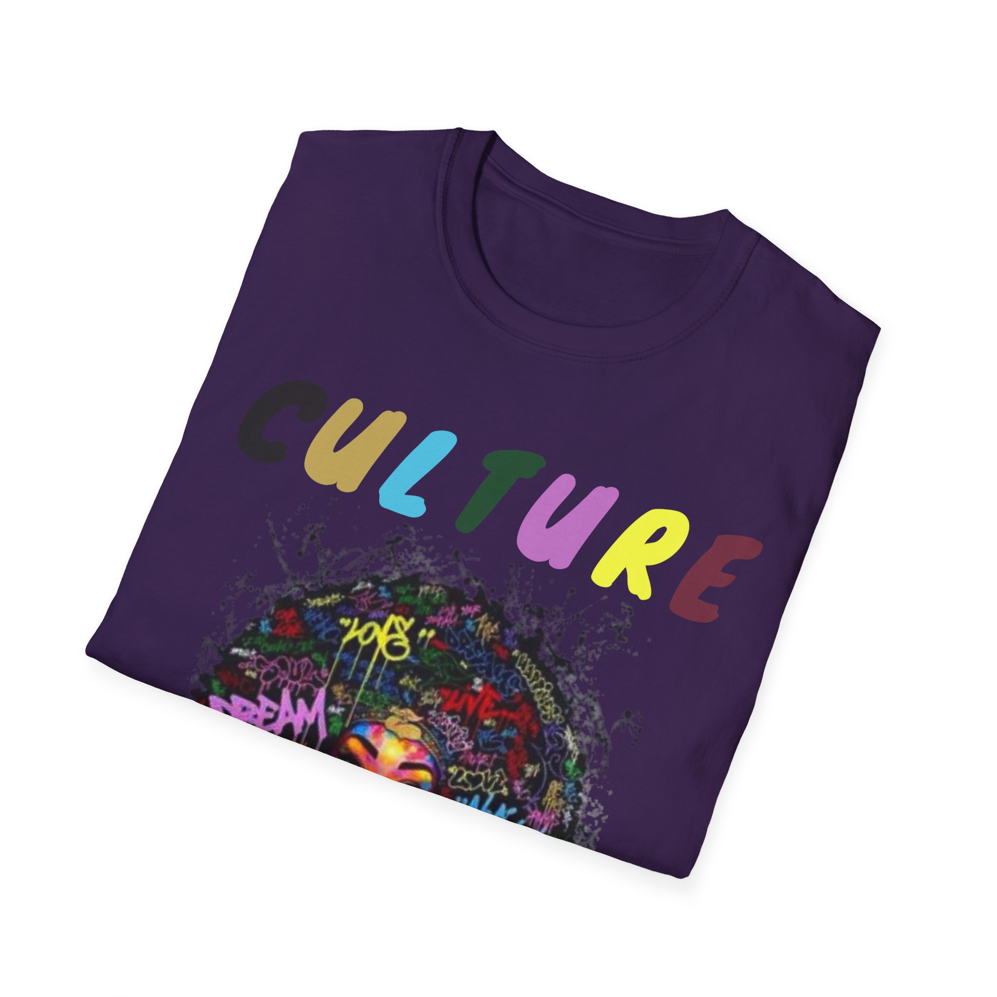 Colorful Hip Hop Inspired Culture T-Shirt - Image 40