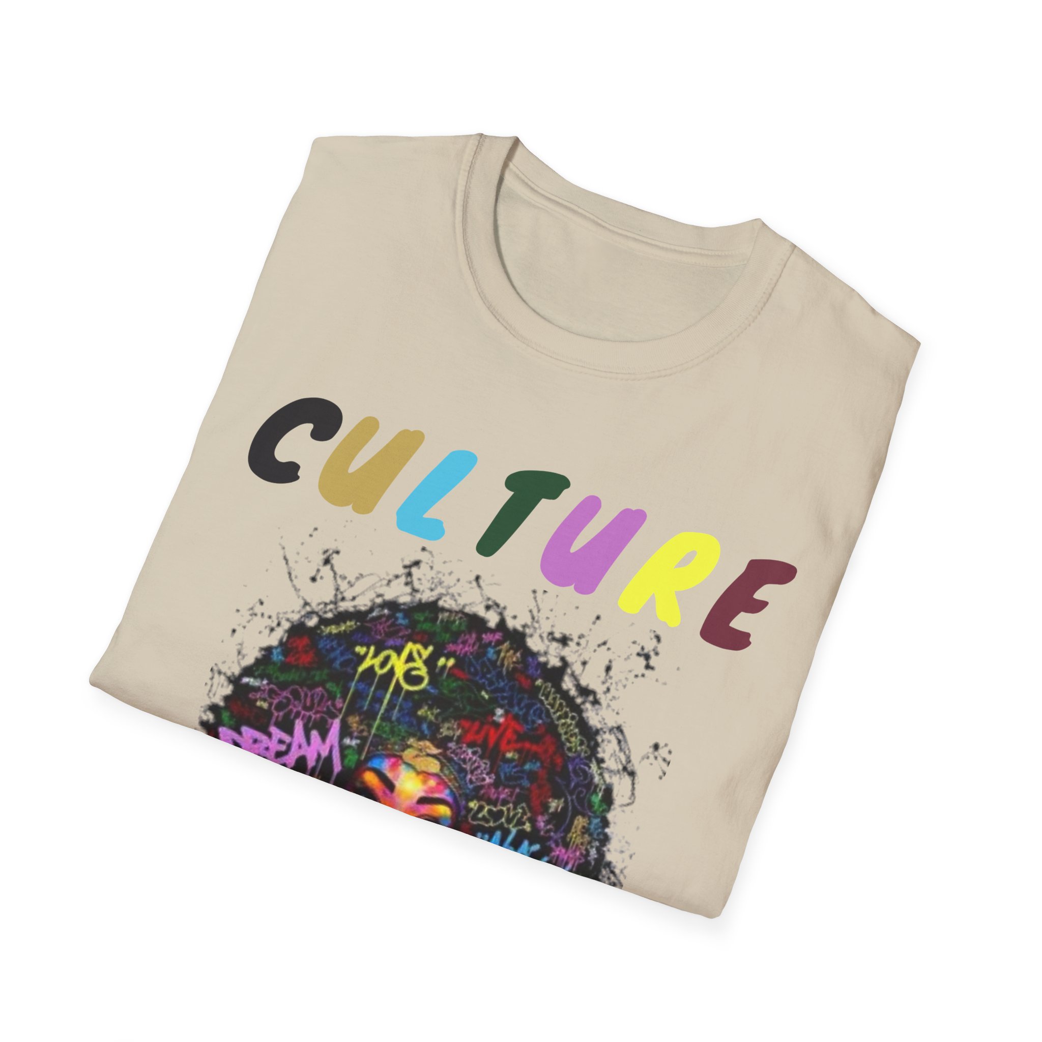 Colorful Hip Hop Inspired Culture T-Shirt - Image 12