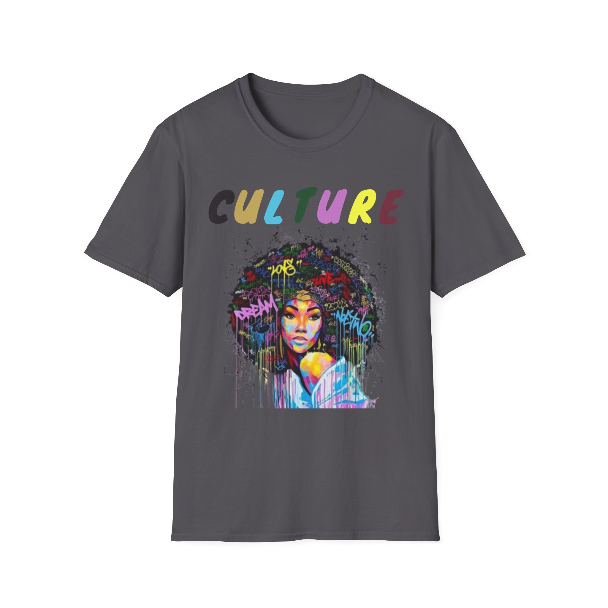 Colorful Hip Hop Inspired Culture T-Shirt - Image 29