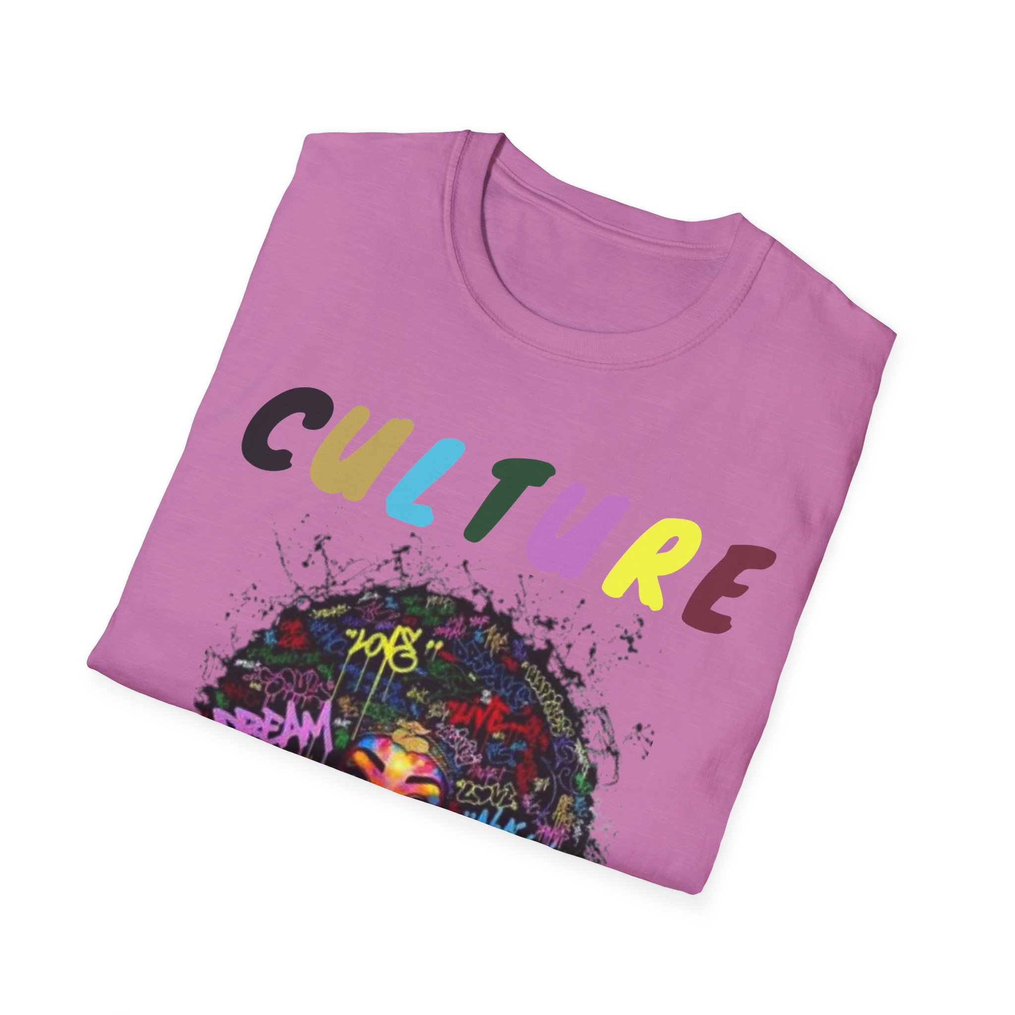 Colorful Hip Hop Inspired Culture T-Shirt - Image 44