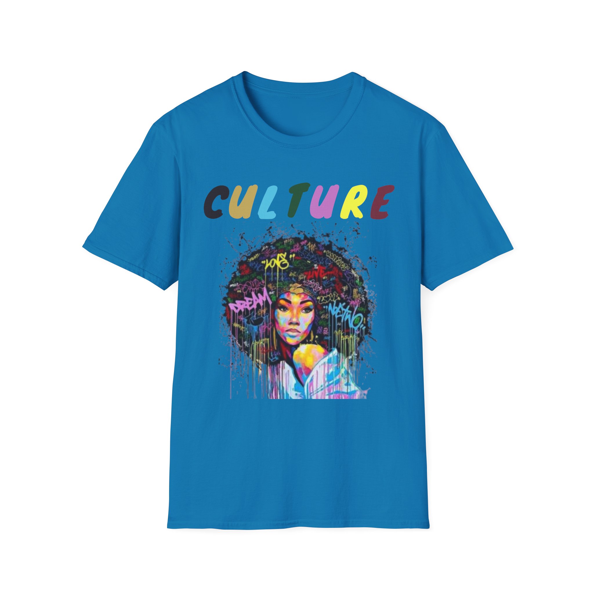 Colorful Hip Hop Inspired Culture T-Shirt - Image 25