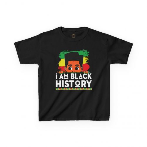 Kids T-Shirt Boys - 'I am Black History'