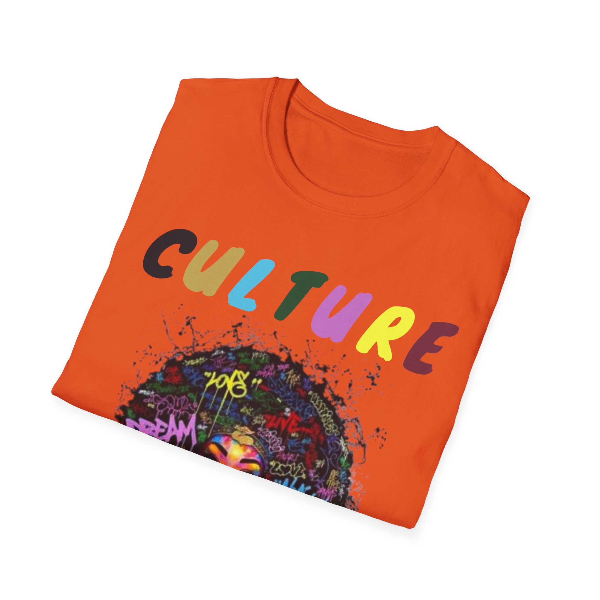 Colorful Hip Hop Inspired Culture T-Shirt - Image 16