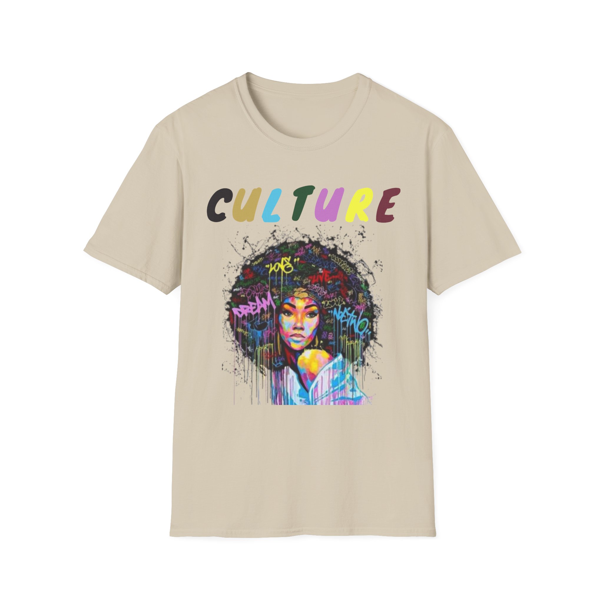 Colorful Hip Hop Inspired Culture T-Shirt - Image 9