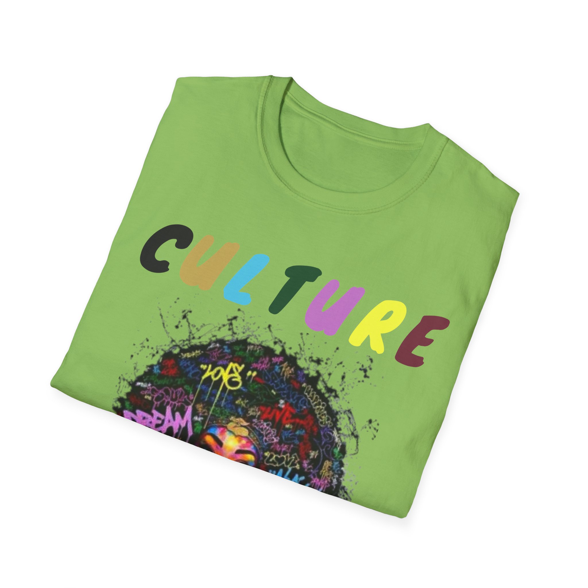 Colorful Hip Hop Inspired Culture T-Shirt - Image 24