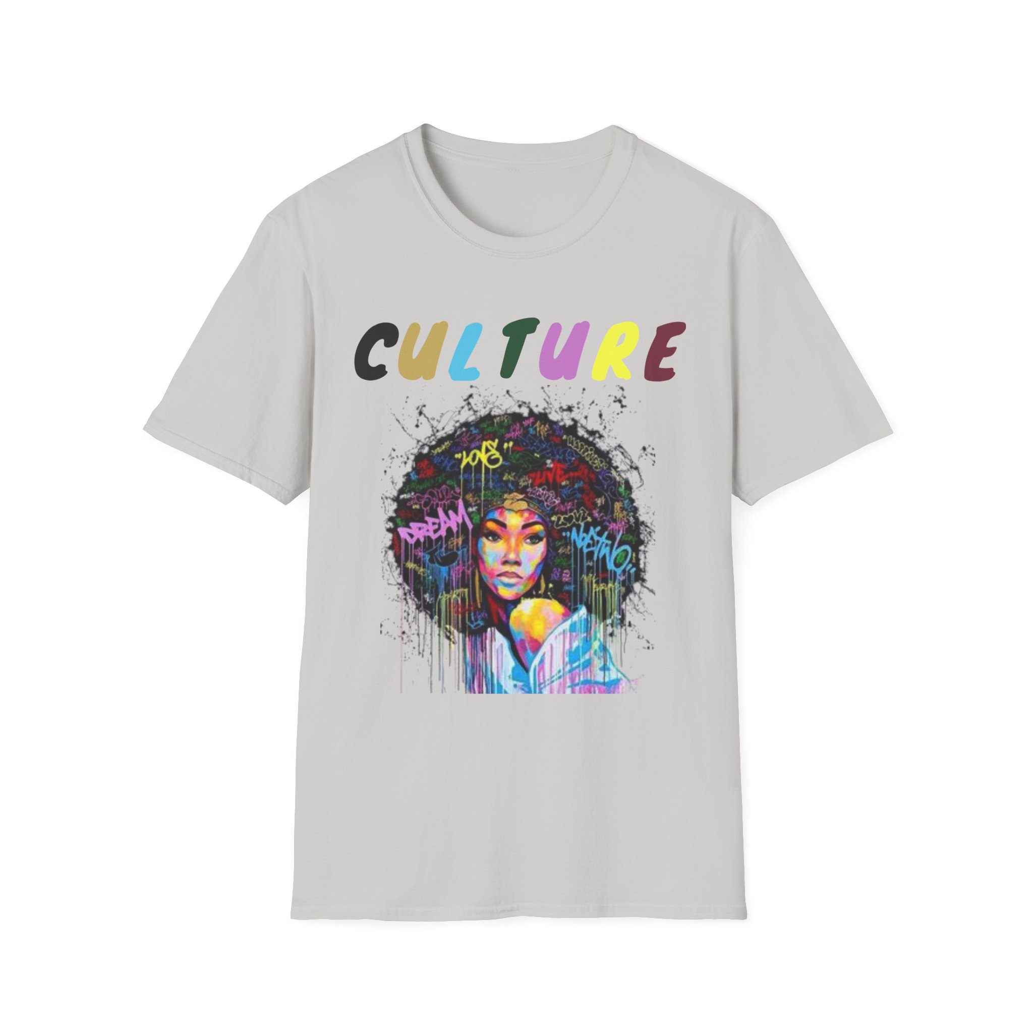 Colorful Hip Hop Inspired Culture T-Shirt