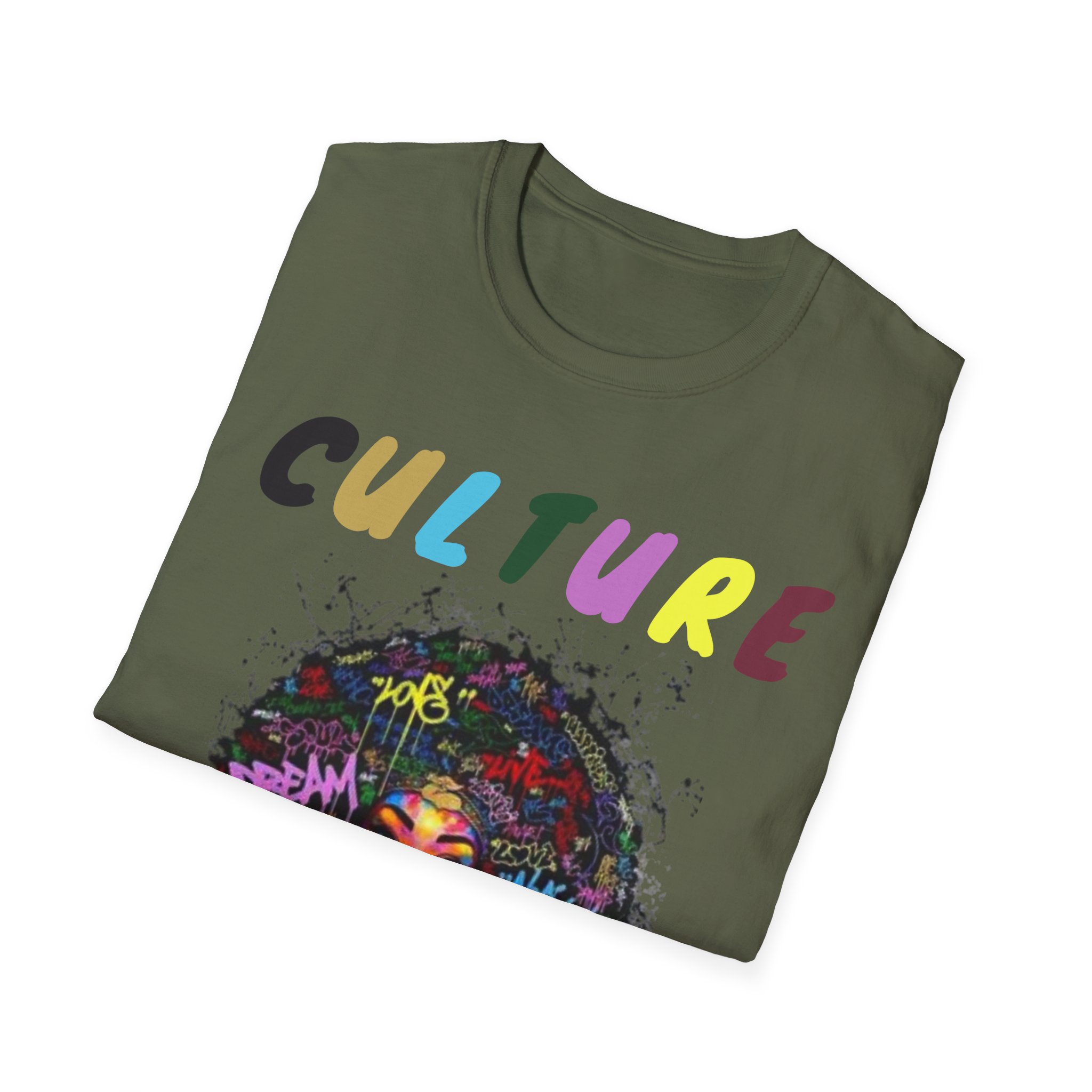 Colorful Hip Hop Inspired Culture T-Shirt - Image 20