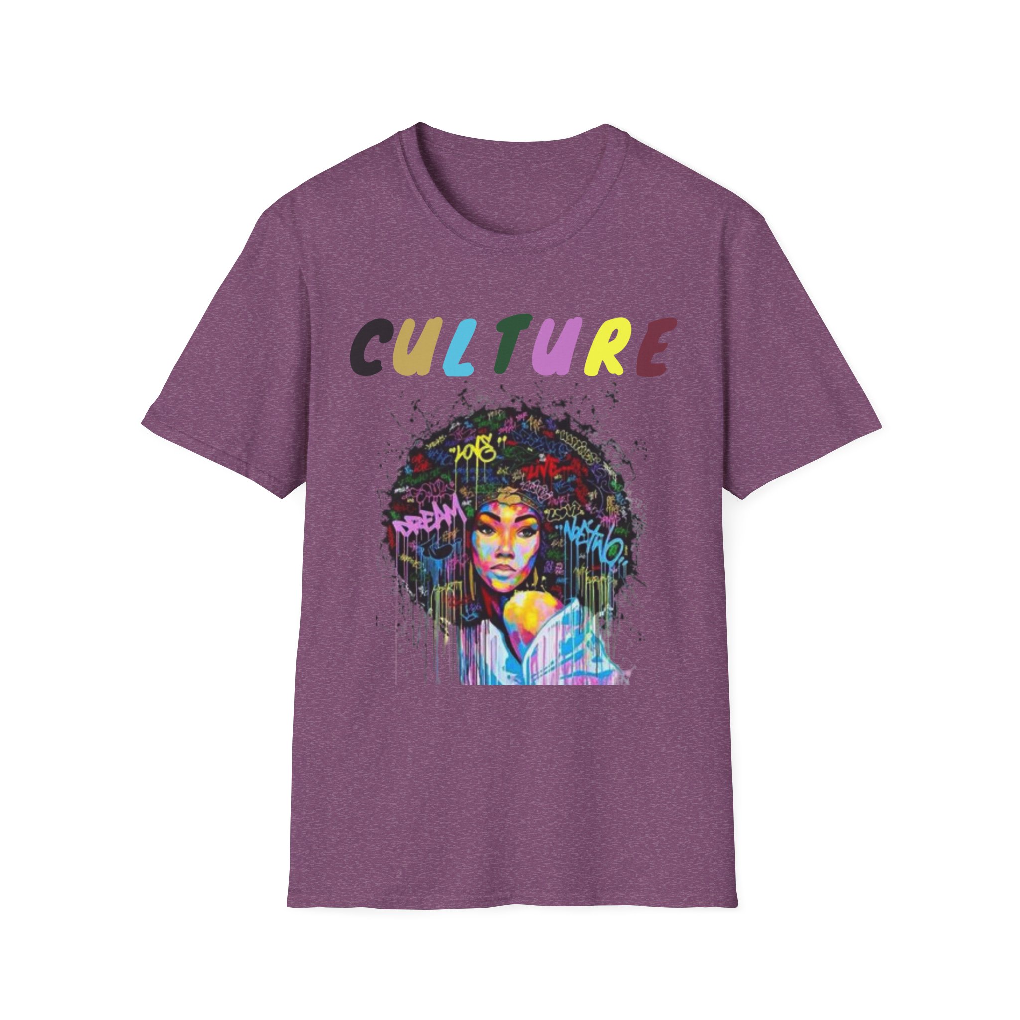 Colorful Hip Hop Inspired Culture T-Shirt - Image 49
