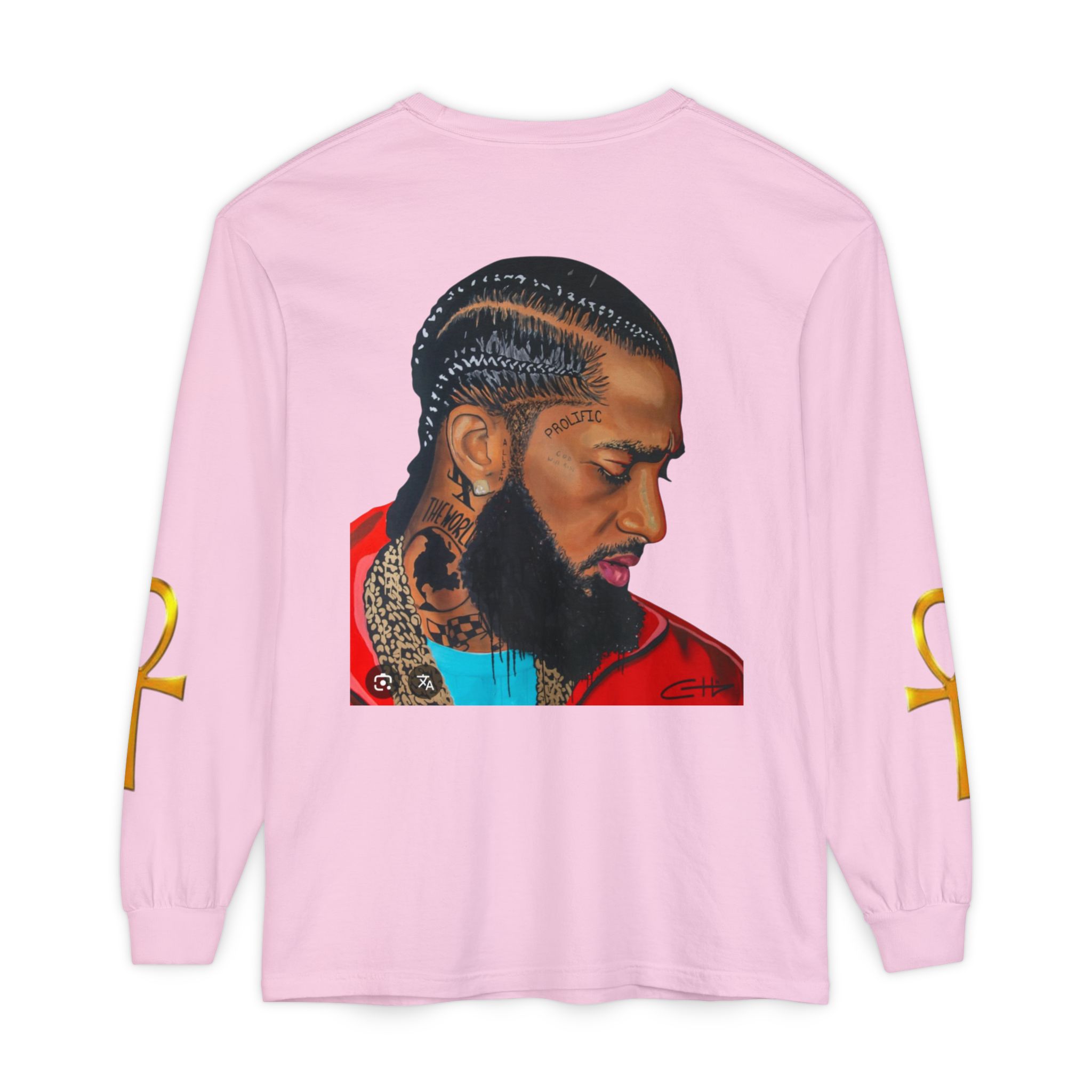 Unisex Garment-dyed Long Sleeve T-Shirt - Image 30