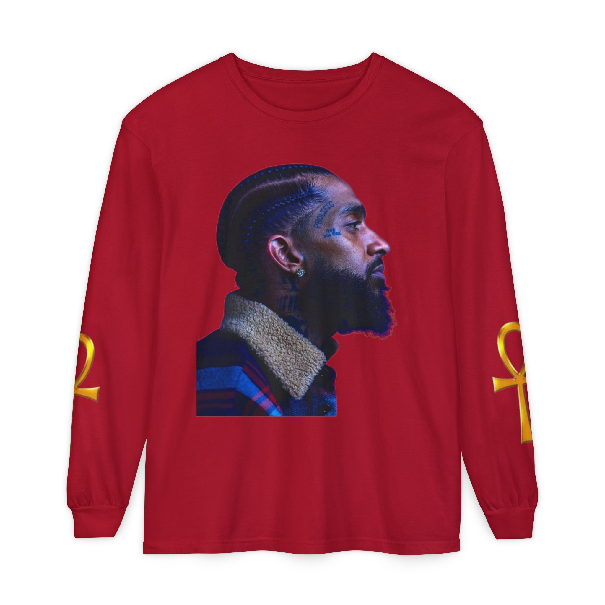 Unisex Garment-dyed Long Sleeve T-Shirt - Image 41