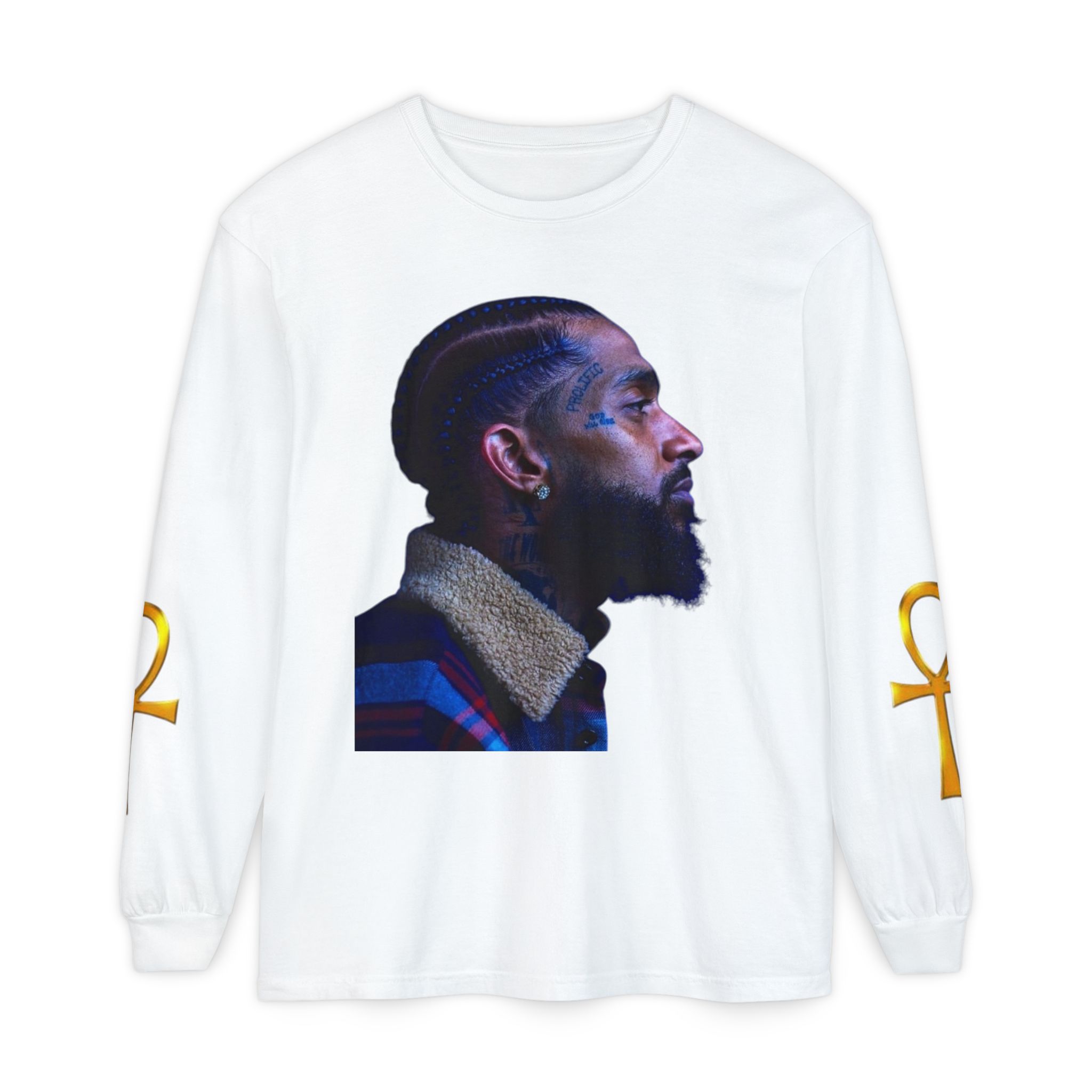 Unisex Garment-dyed Long Sleeve T-Shirt