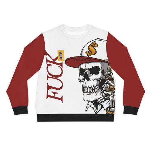 Bold Graphic Sweatshirt for Edgy Fashion Lovers, Streetwear, Gift for Him, Casual Outfit, Unique Statement Piece