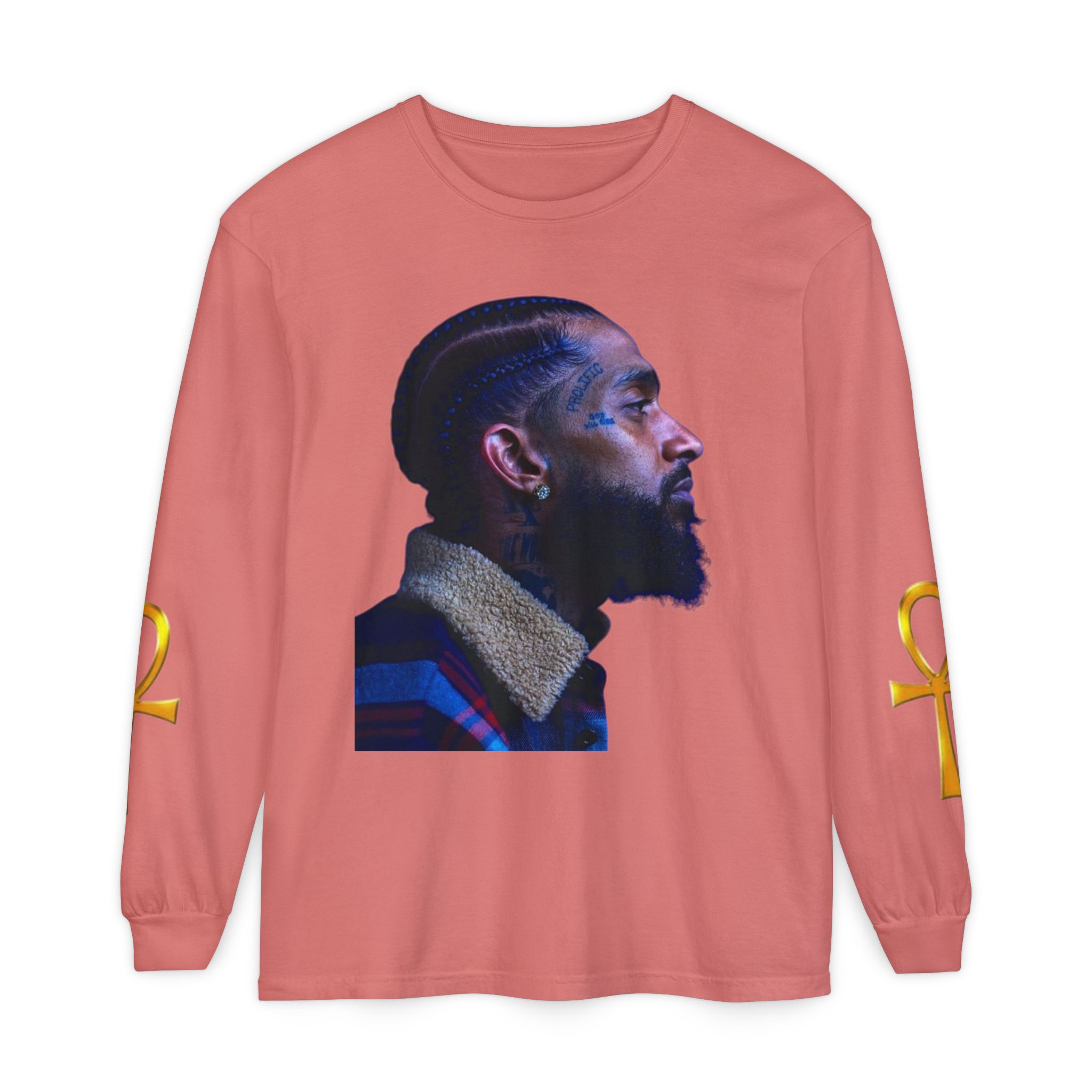 Unisex Garment-dyed Long Sleeve T-Shirt - Image 33