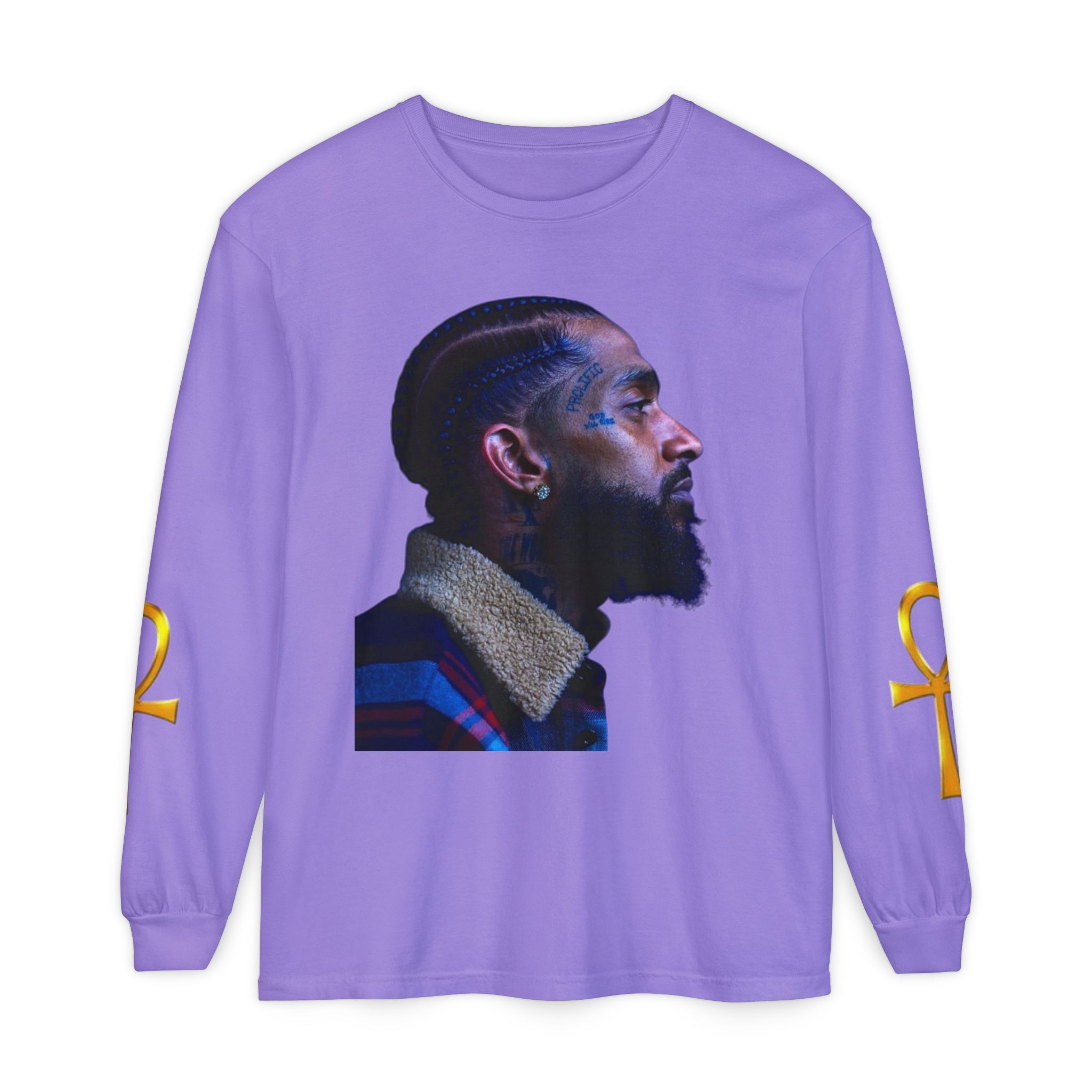 Unisex Garment-dyed Long Sleeve T-Shirt - Image 25