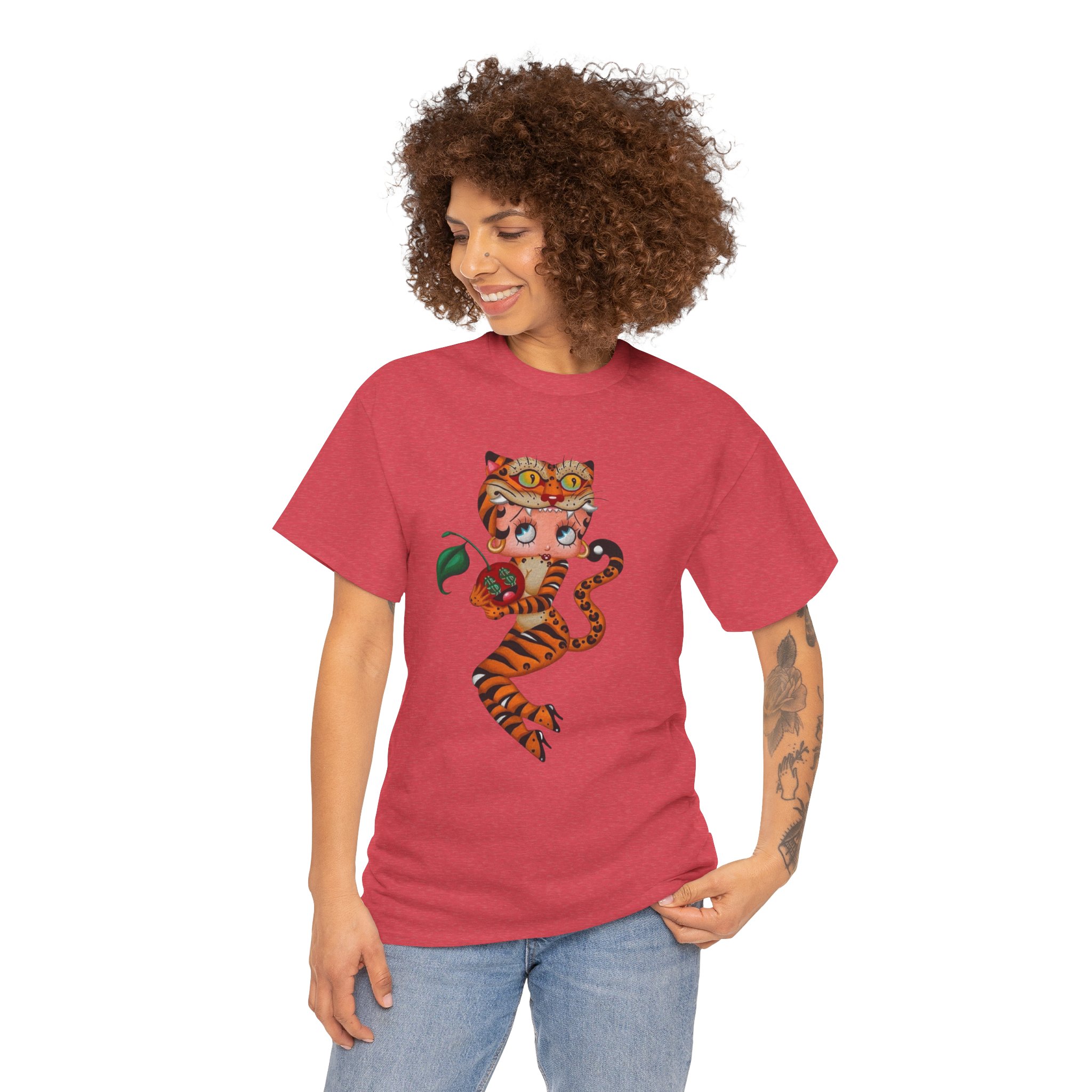 Betty Boo cat theme T-shirt - Image 35