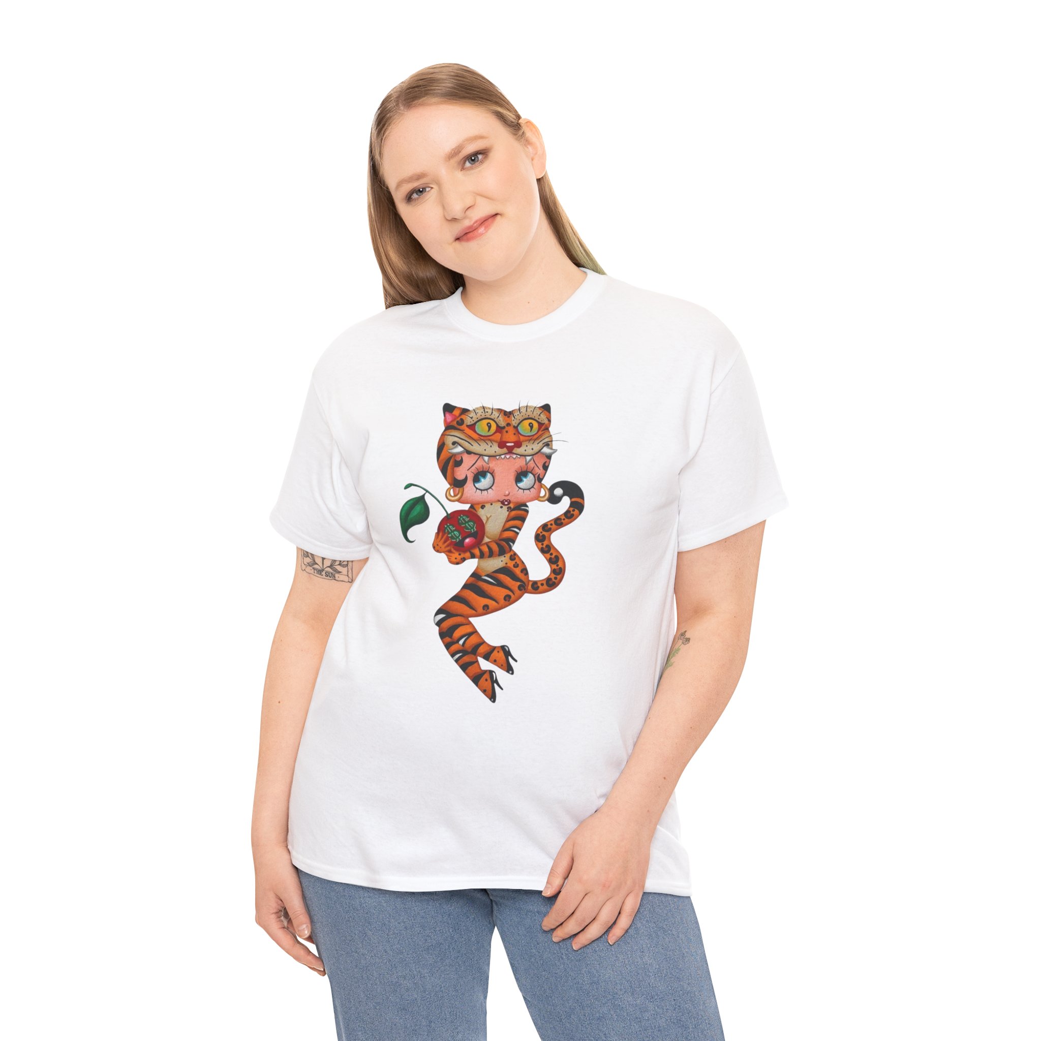 Betty Boo cat theme T-shirt - Image 12