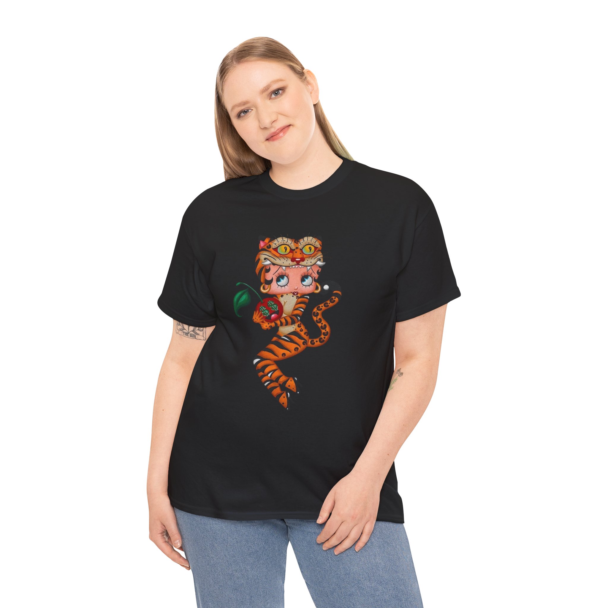 Betty Boo cat theme T-shirt - Image 18