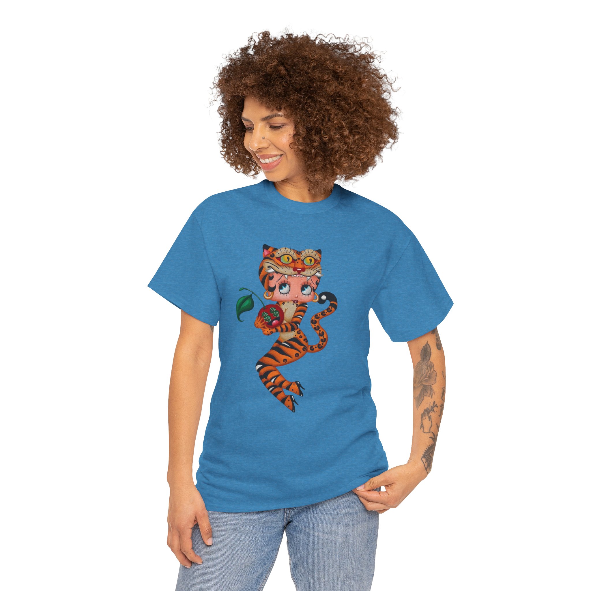 Betty Boo cat theme T-shirt - Image 29