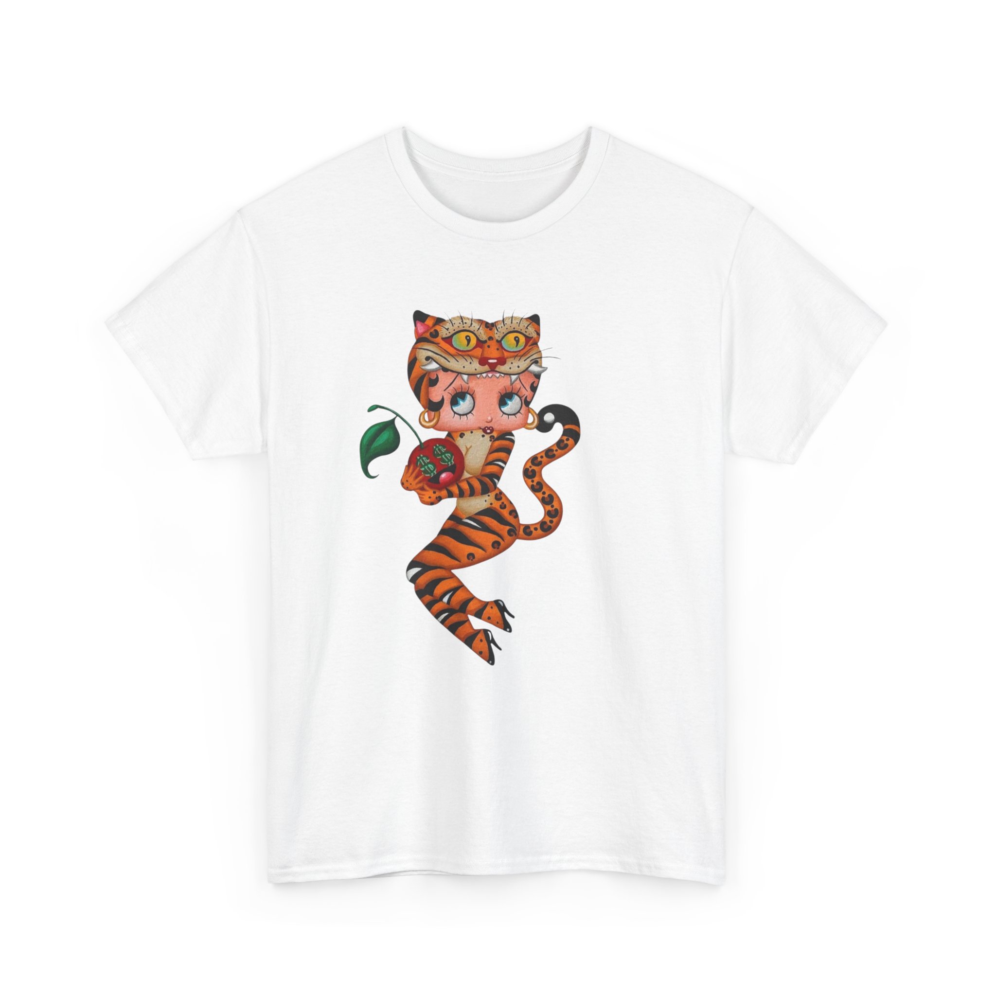 Betty Boo cat theme T-shirt - Image 9