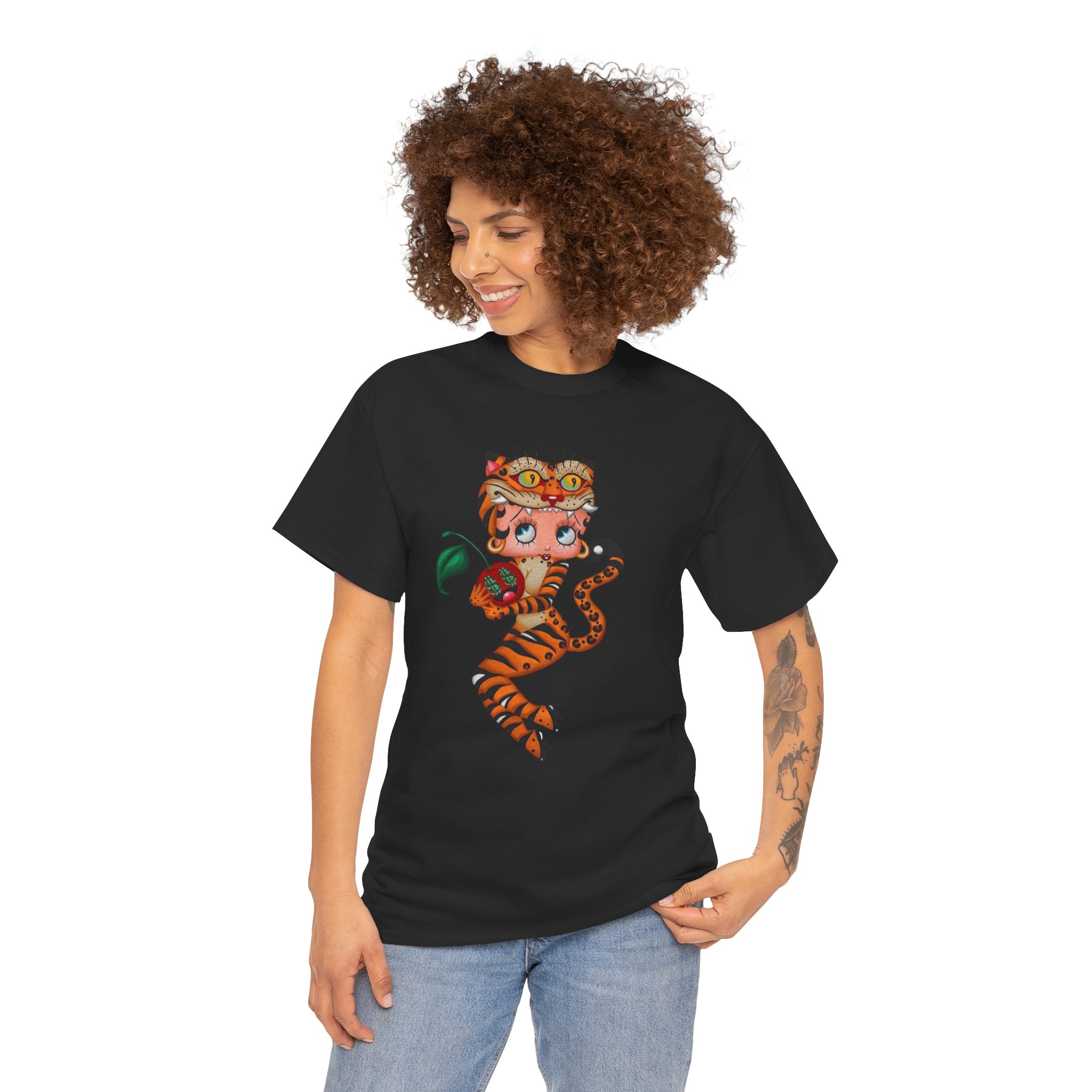 Betty Boo cat theme T-shirt - Image 17