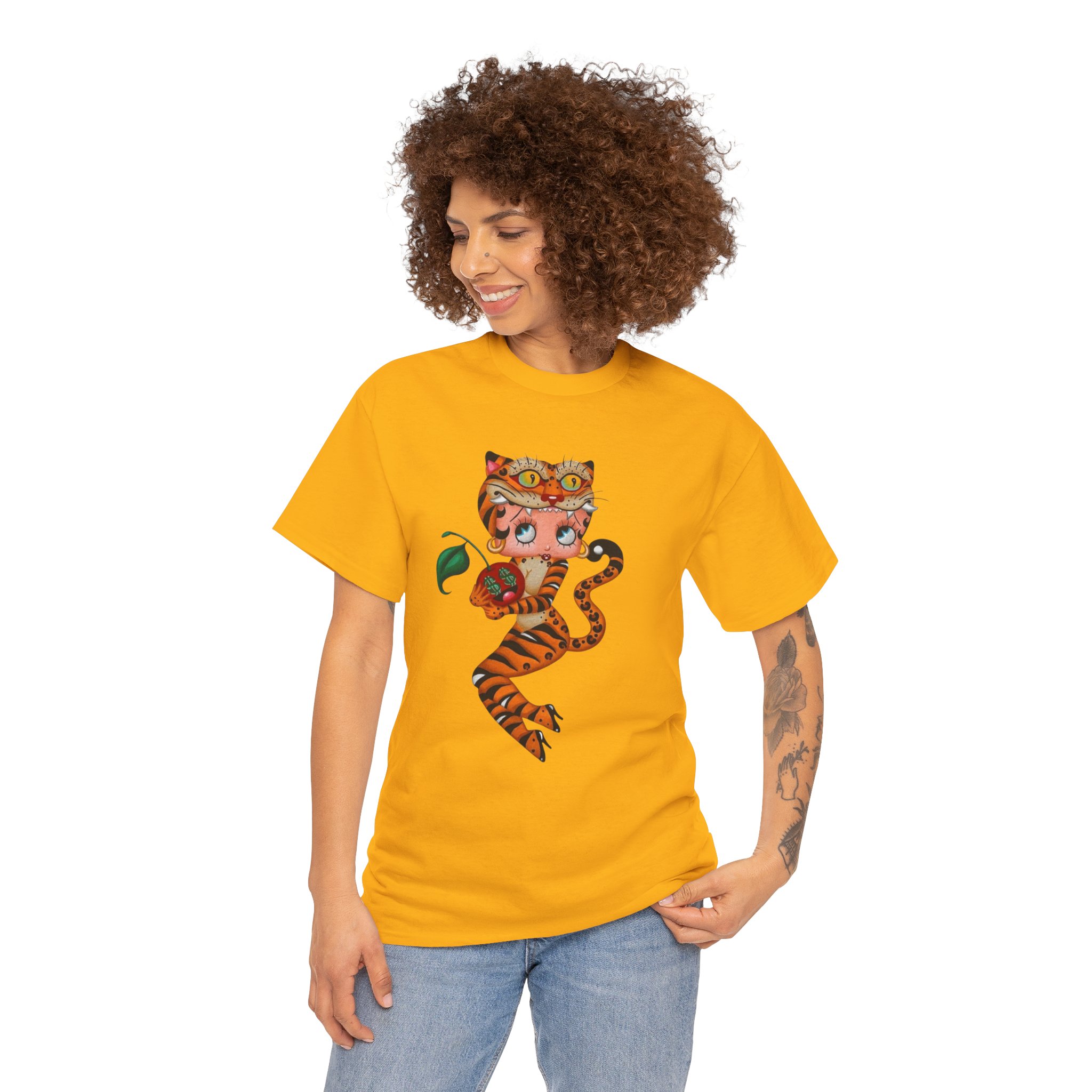 Betty Boo cat theme T-shirt - Image 23