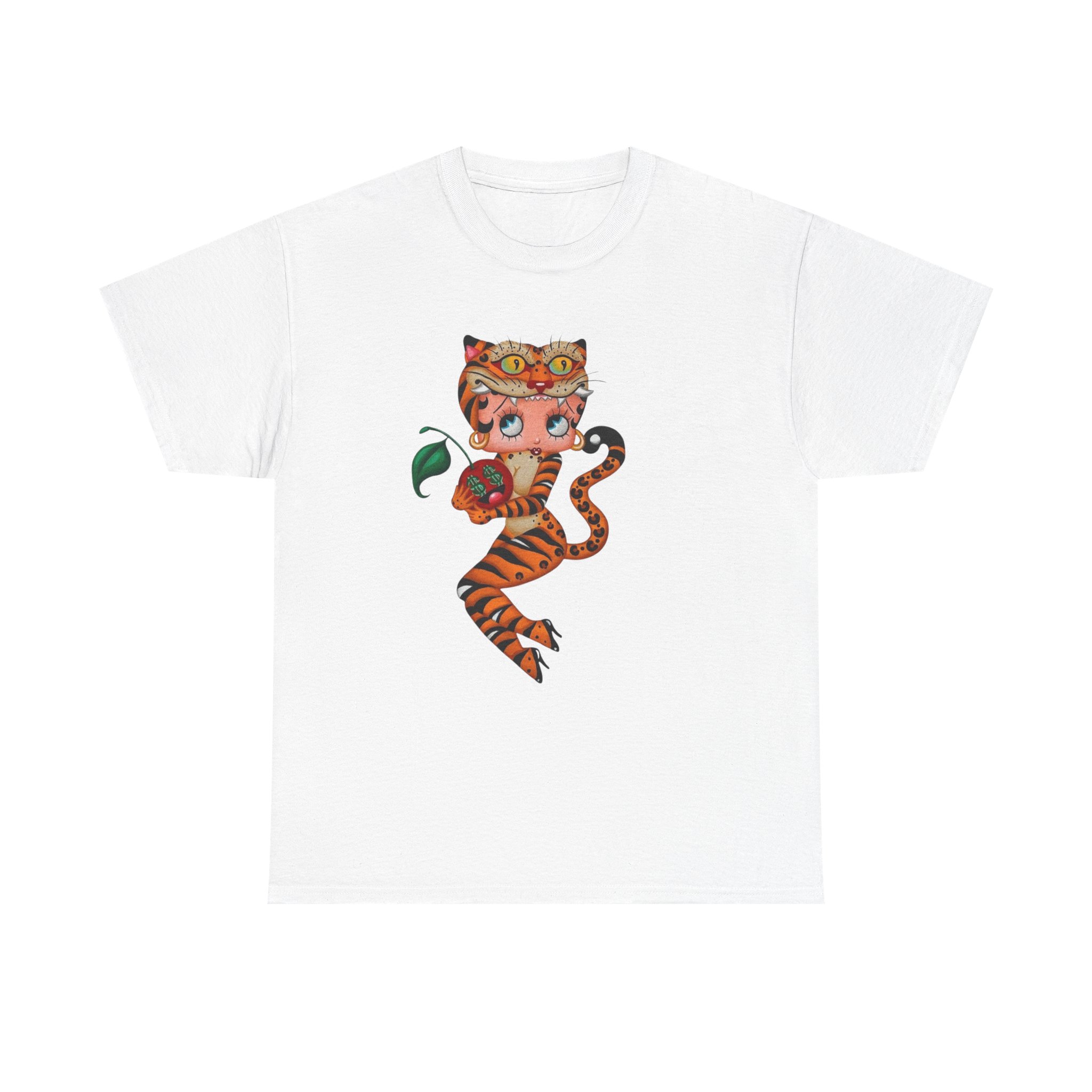 Betty Boo cat theme T-shirt - Image 7