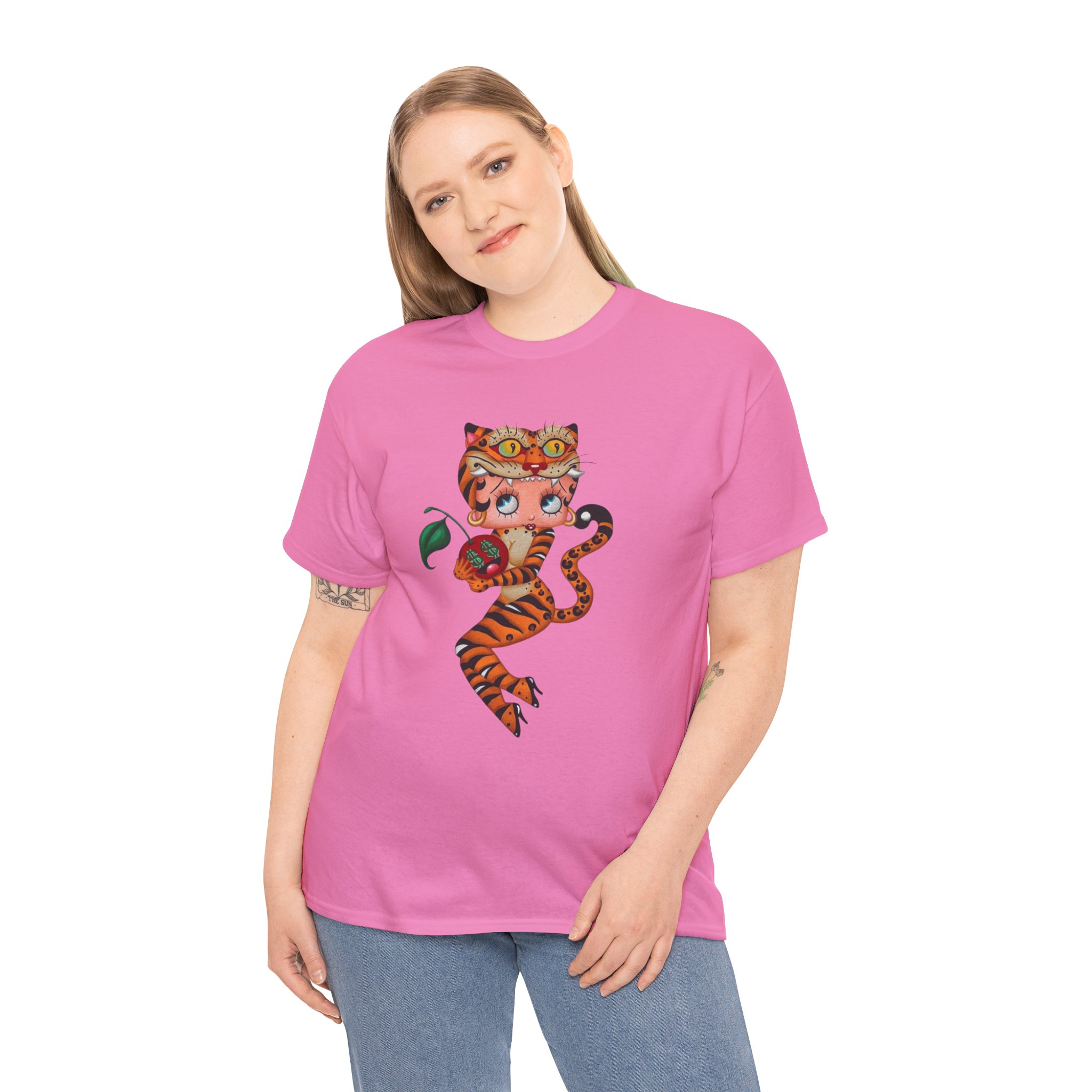 Betty Boo cat theme T-shirt - Image 6