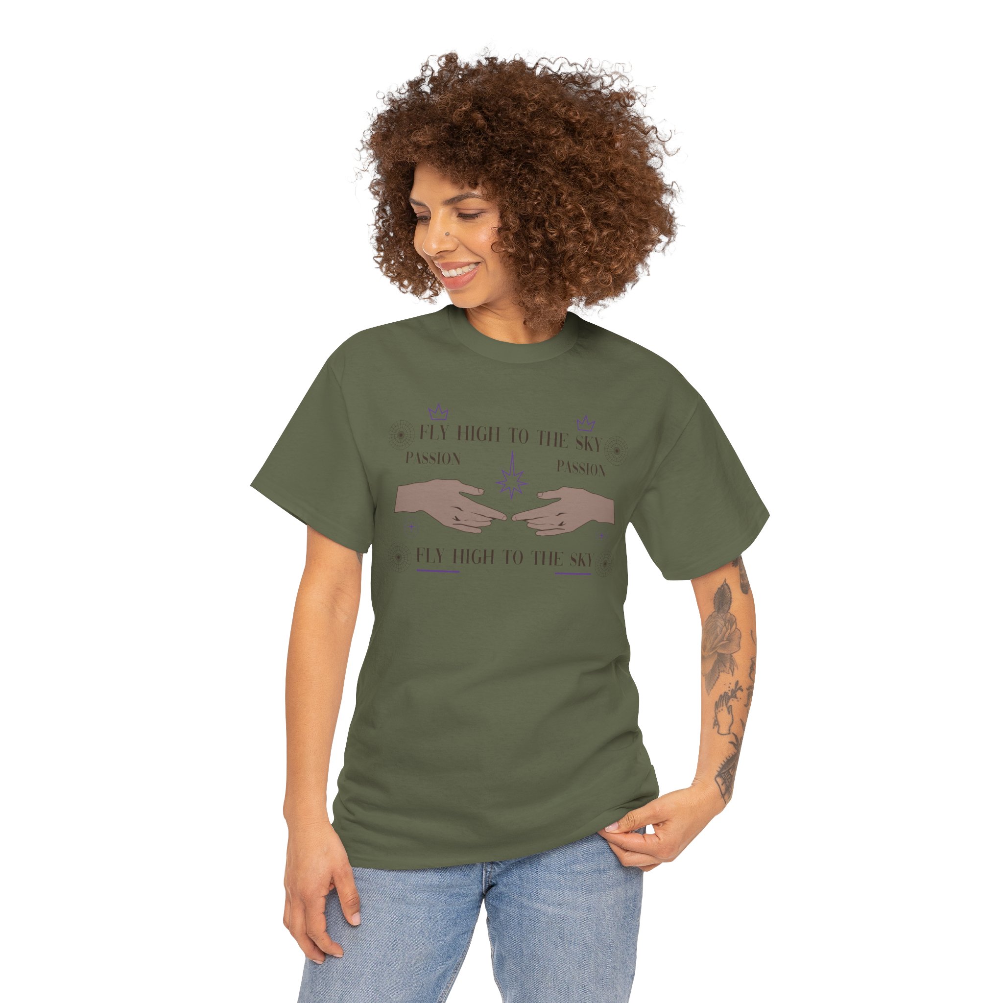 Fly High To The Sky Graphic Tee - Image 41