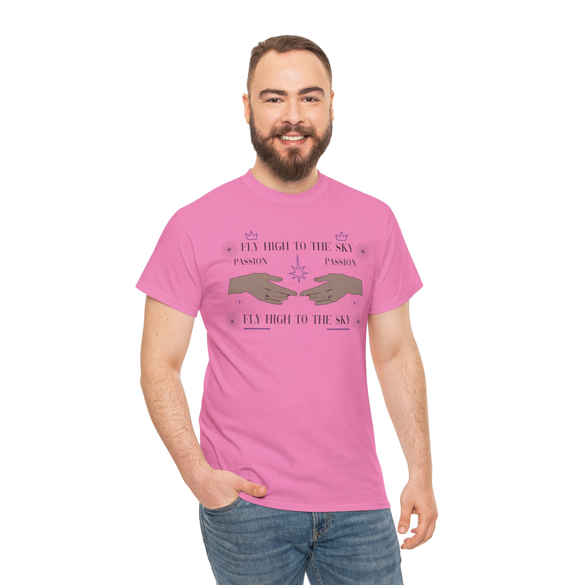 Fly High To The Sky Graphic Tee - Image 72