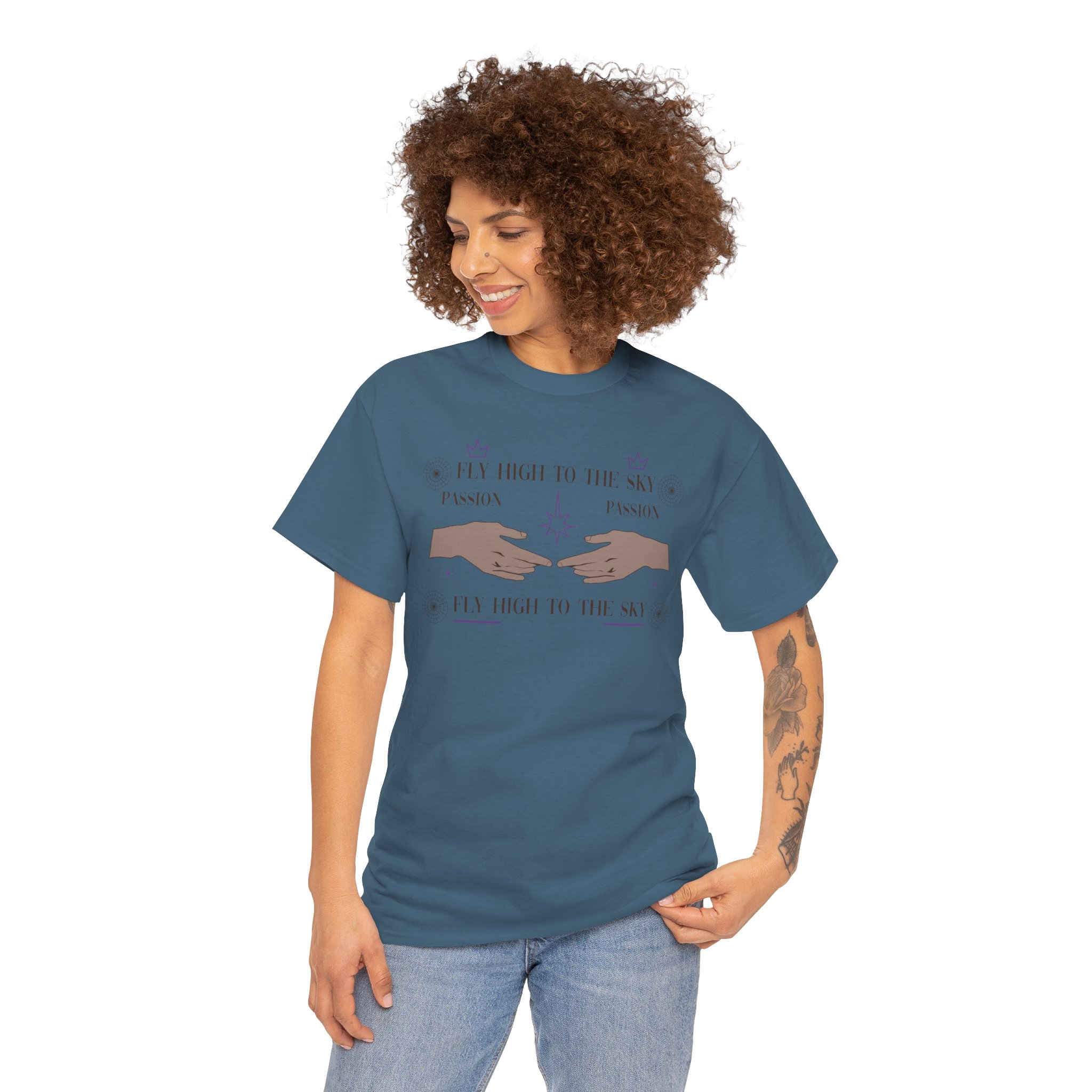 Fly High To The Sky Graphic Tee - Image 53