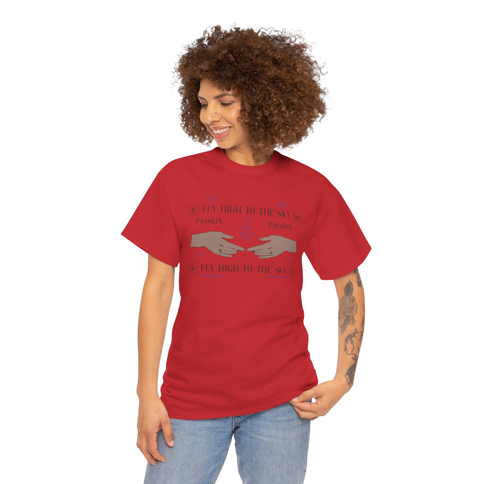 Fly High To The Sky Graphic Tee - Image 77