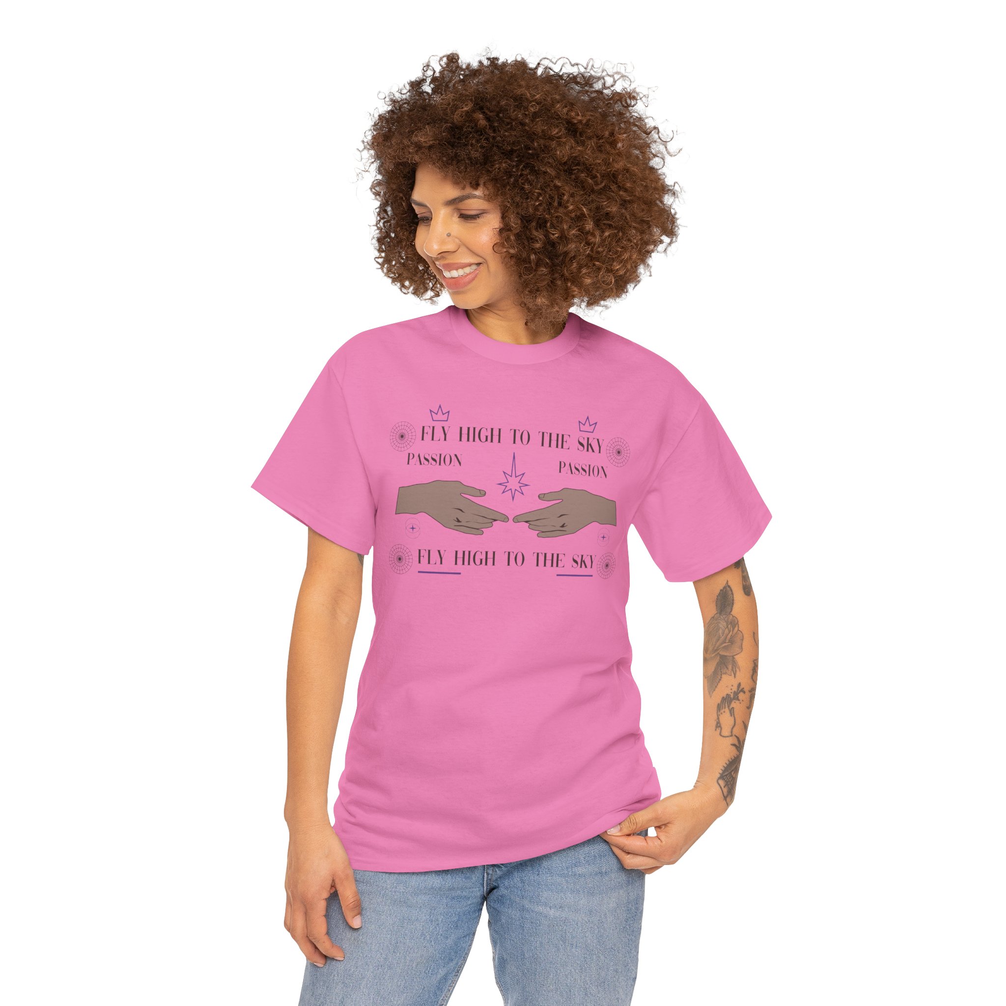 Fly High To The Sky Graphic Tee - Image 71