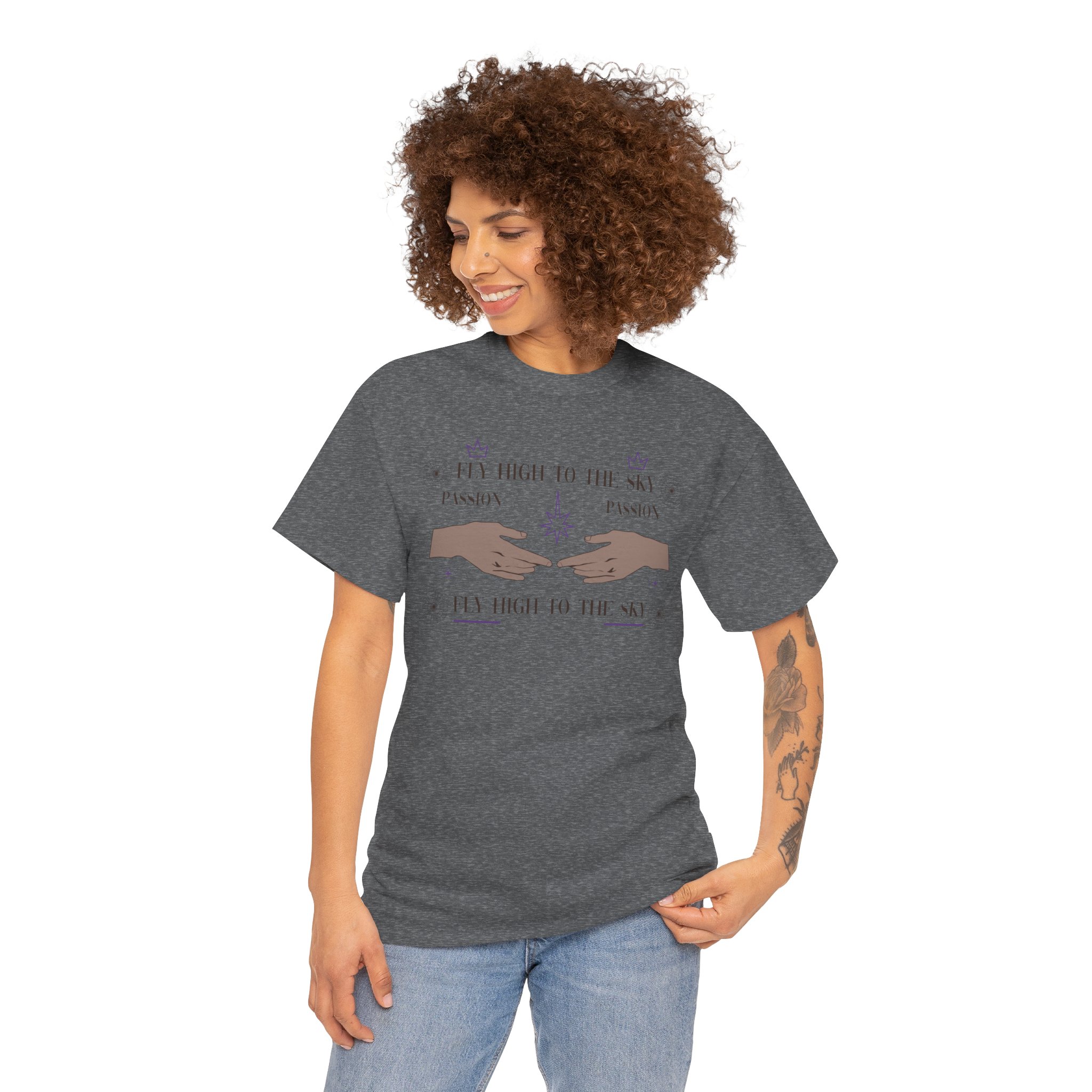 Fly High To The Sky Graphic Tee - Image 47