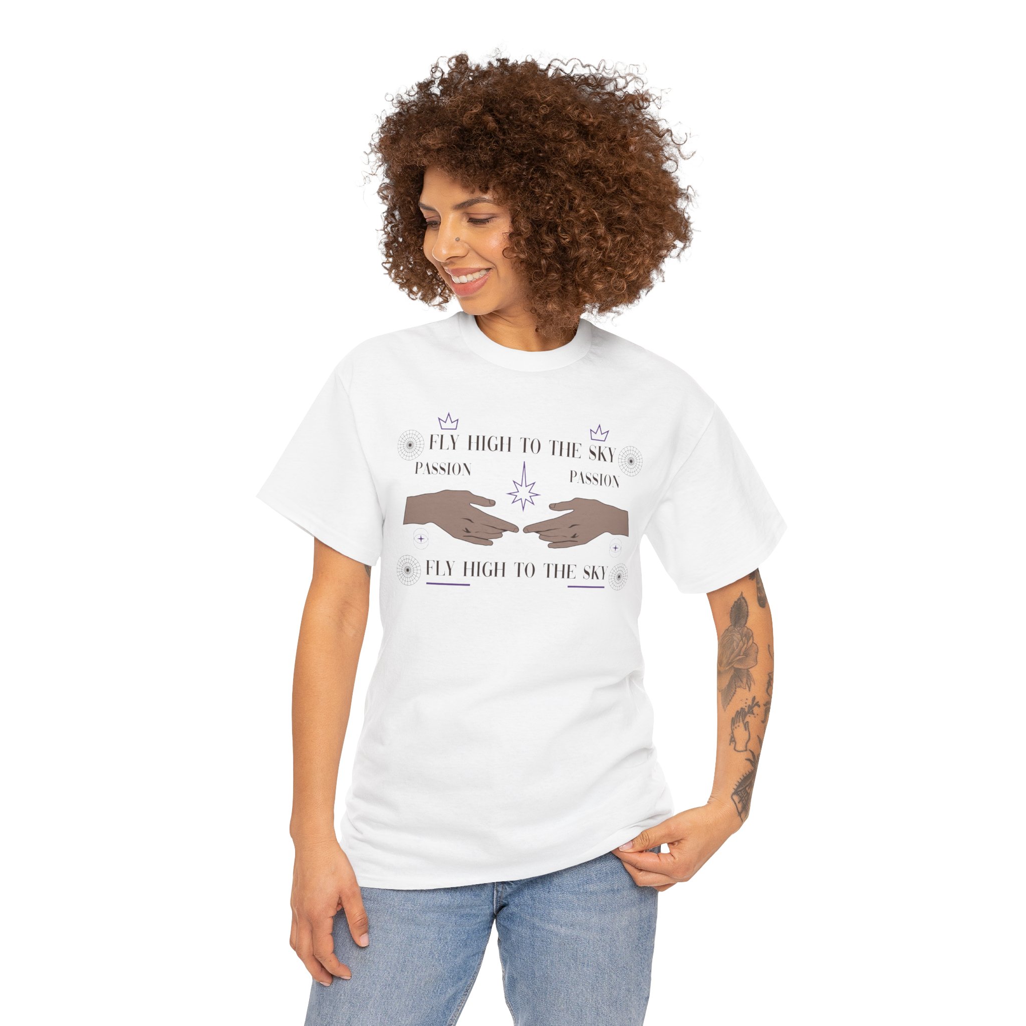 Fly High To The Sky Graphic Tee - Image 11