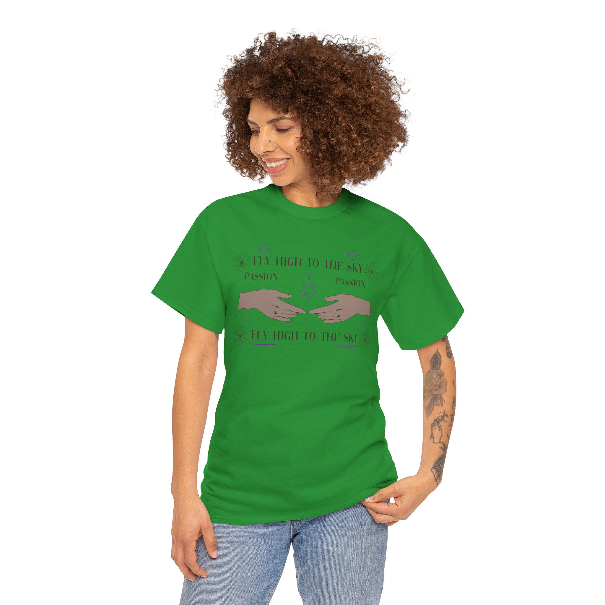 Fly High To The Sky Graphic Tee - Image 5